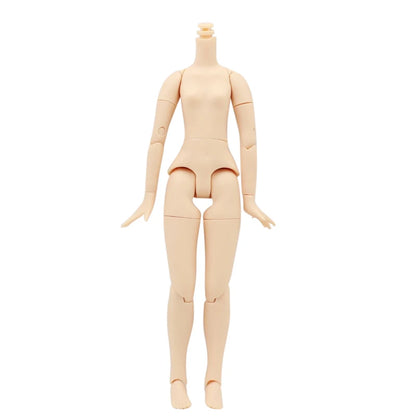 DBS blyth doll icy toy body small chest joint body azone body white skin dark skin natural skin for DIY custom doll