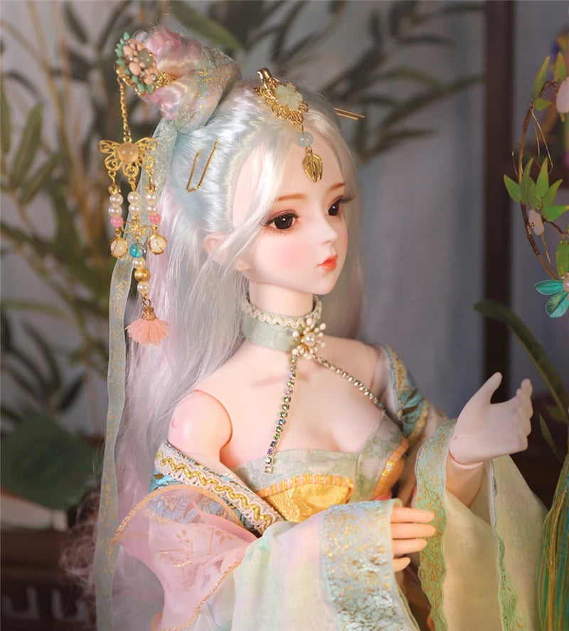 DBS 1/3 BJD Dream Fairy Doll  toy mechanical joint Body chinese style Collection doll including suit shoes makeup 60cm SD