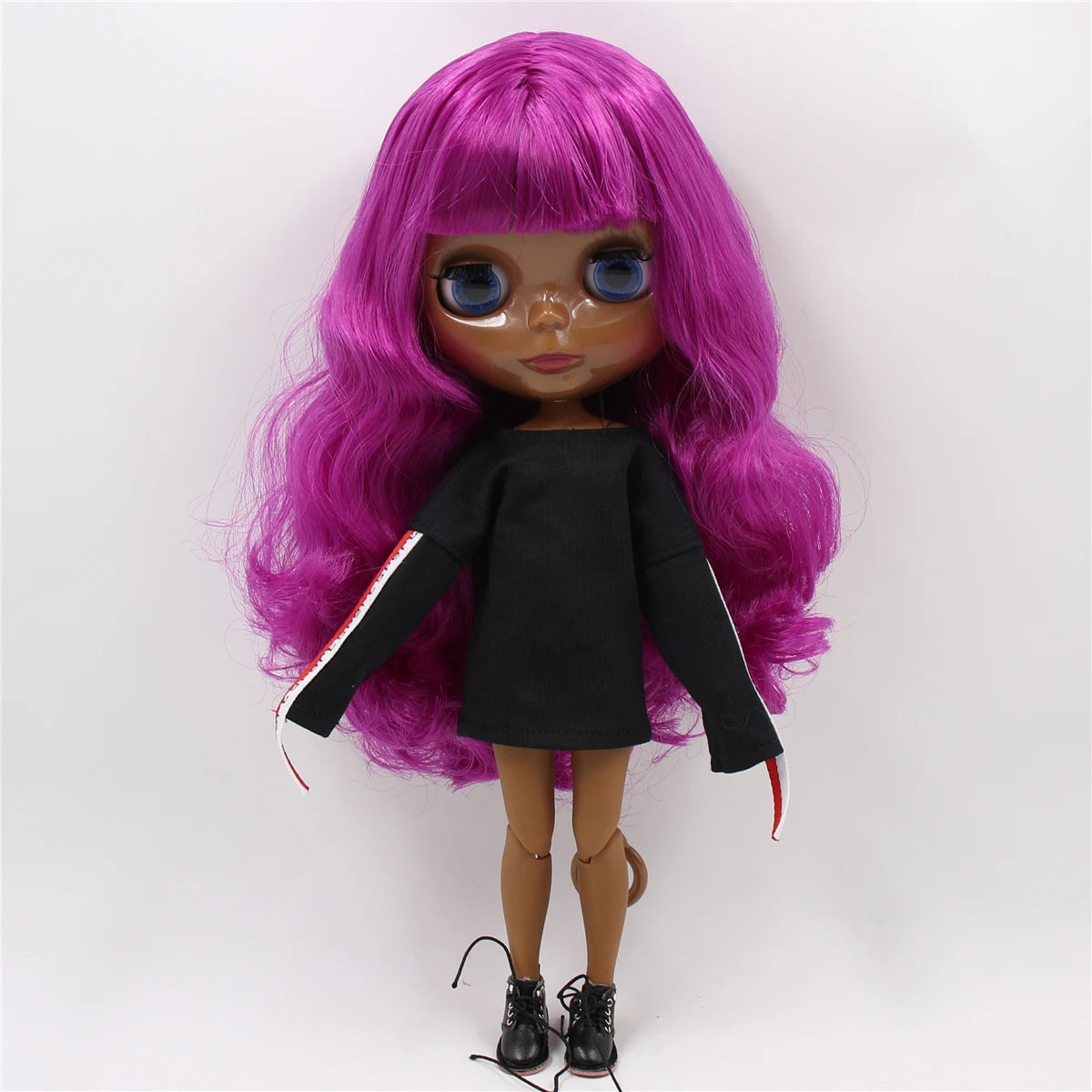 ICY DBS Blyth Doll Toy blyth doll joint body super black skin bjd 30cm doll for DIY custom doll anime girls