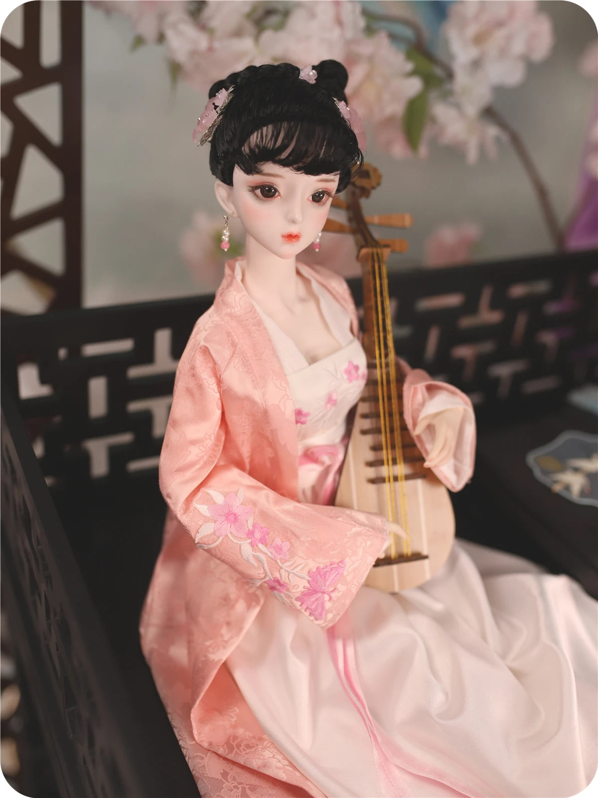 DBS 1/3 BJD Dream Fairy Doll  toy mechanical joint Body chinese style Collection doll including suit shoes makeup 60cm SD