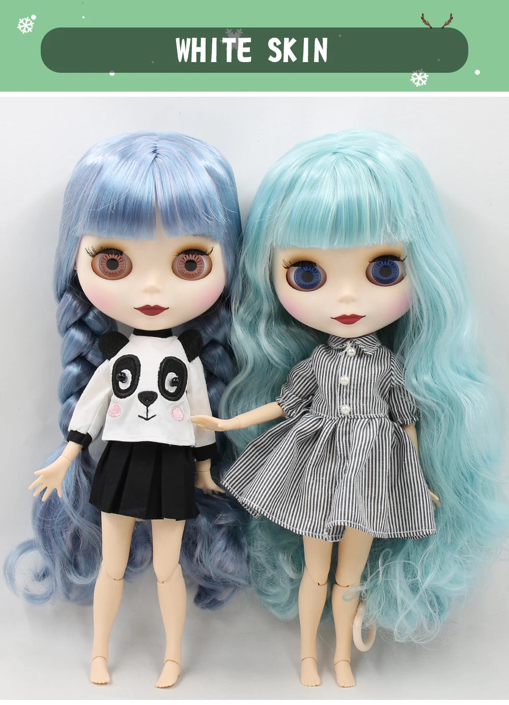 ICY DBS Blyth Doll 1/6 BJD Joint Body White Skin Tan Skin Dark Skin Matte Face Nude Doll 30cm Anime Toy Girls Gift