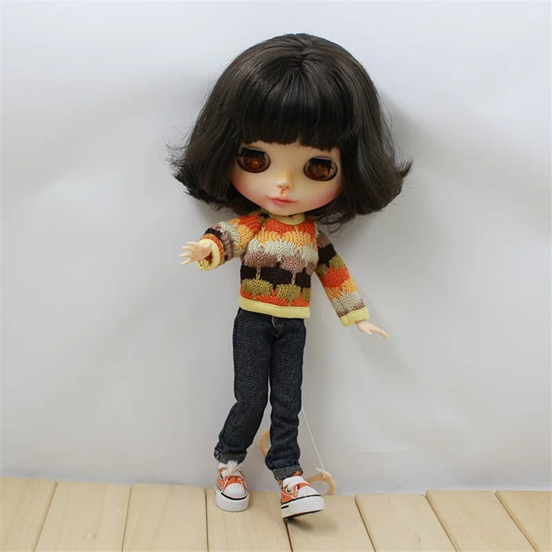 ICY DBS Blyth doll Colorful Sweater Toy Clothes Anime Outfits