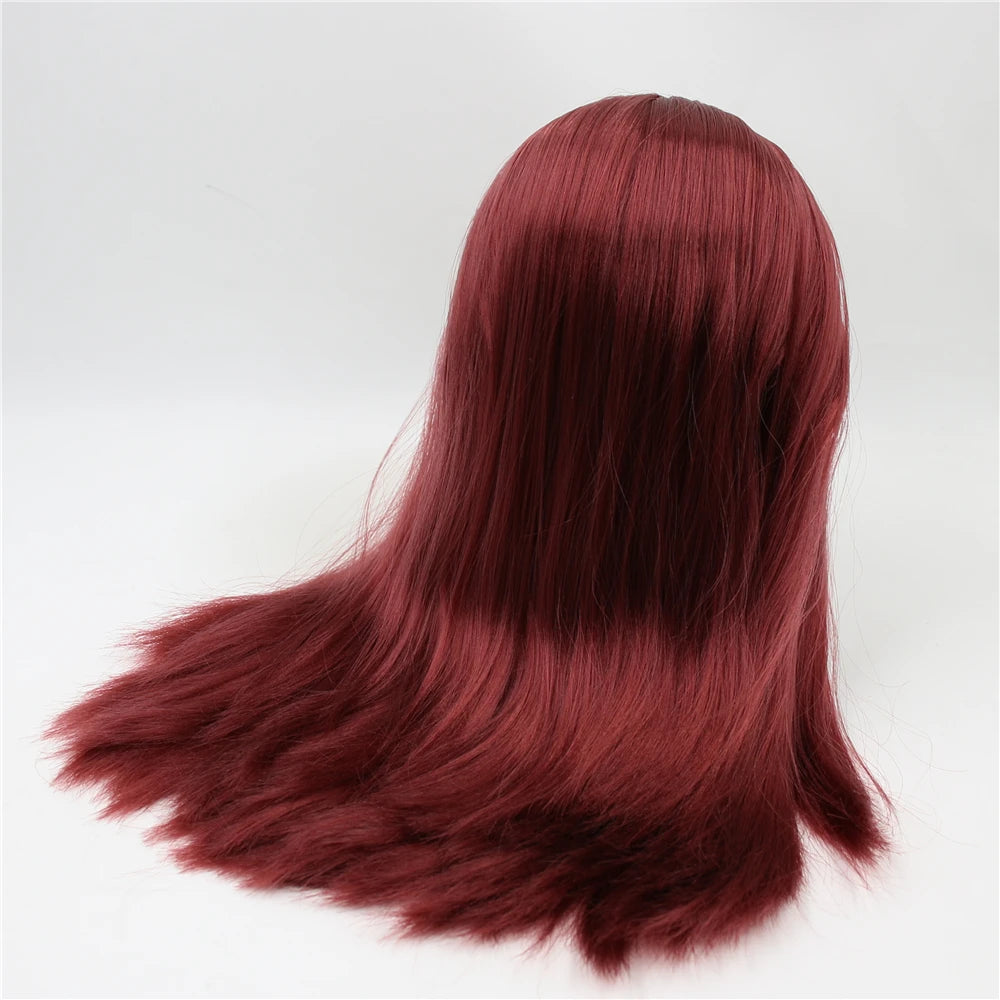 DBS blyth doll icy wig only rbl scalp and dome straight hair for DIY custom doll anime toy white skin tan skin dark skin