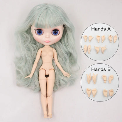 ICY DBS Blyth doll 1/6 bjd matte face shiny face joint body white skin tan skin dark skin 30cm toy girls gift