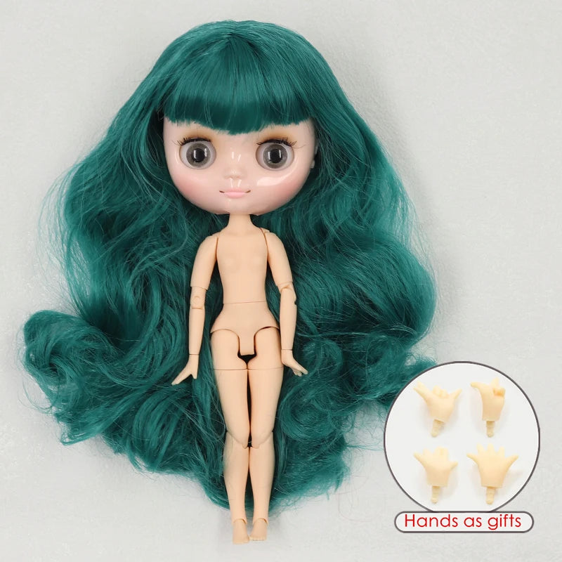 ICY DBS blyth middie doll 1/8 BJD shiny face long hair joint body 20cm toy girls gift