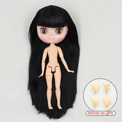 ICY DBS blyth middie doll 1/8 BJD shiny face long hair joint body 20cm toy girls gift