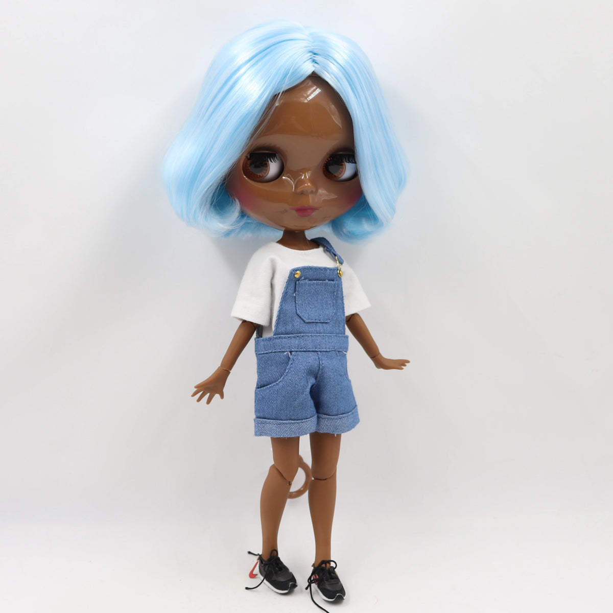 ICY DBS Blyth Doll Toy blyth doll joint body super black skin bjd 30cm doll for DIY custom doll anime girls