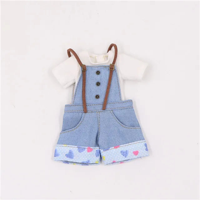 ICY DBS Blyth doll clothes outfits toy for blyth doll icy joint body licca body pink dress white hat
