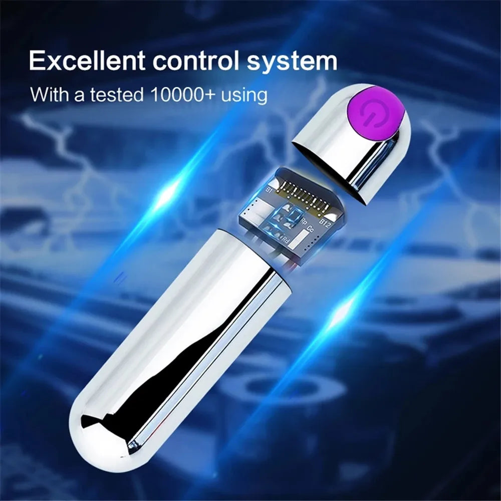 Powerful Mini Bullet Vibrator for Women 10 Modes G-Spot Clit Stimulator Vibrating Egg Vaginal Masturbation Massage Adult Sex Toy