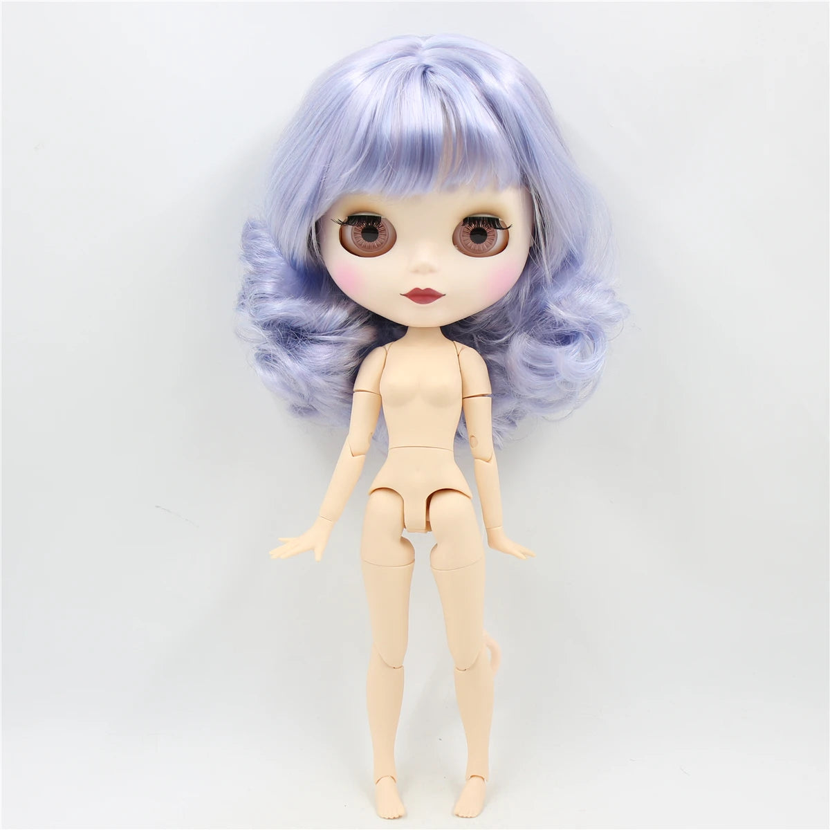 ICY DBS Blyth Doll 1/6 bjd blue mix violet hair joint body matte face 30cm nude doll toy anime girls gift