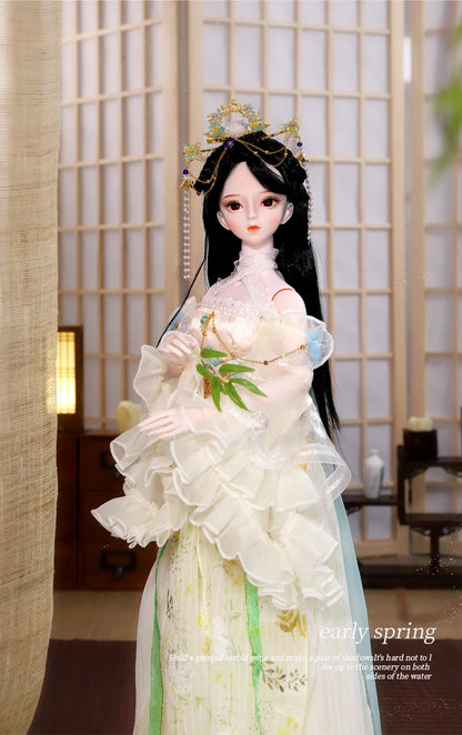 DBS 1/3 BJD toy Dream Fairy Season Series mechanical joint Body hand-painted makeup high quality 60cm collection doll sd