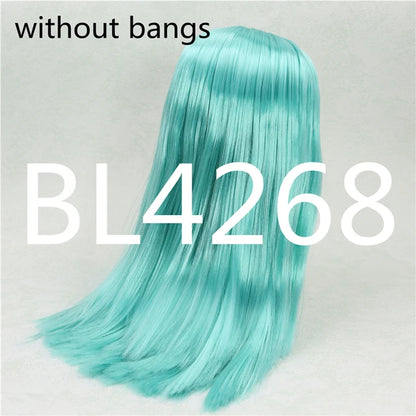 DBS blyth doll icy TOY RBL scalp dome wig hair for DIY doll custom toy blue hair grey hair pink hair anime