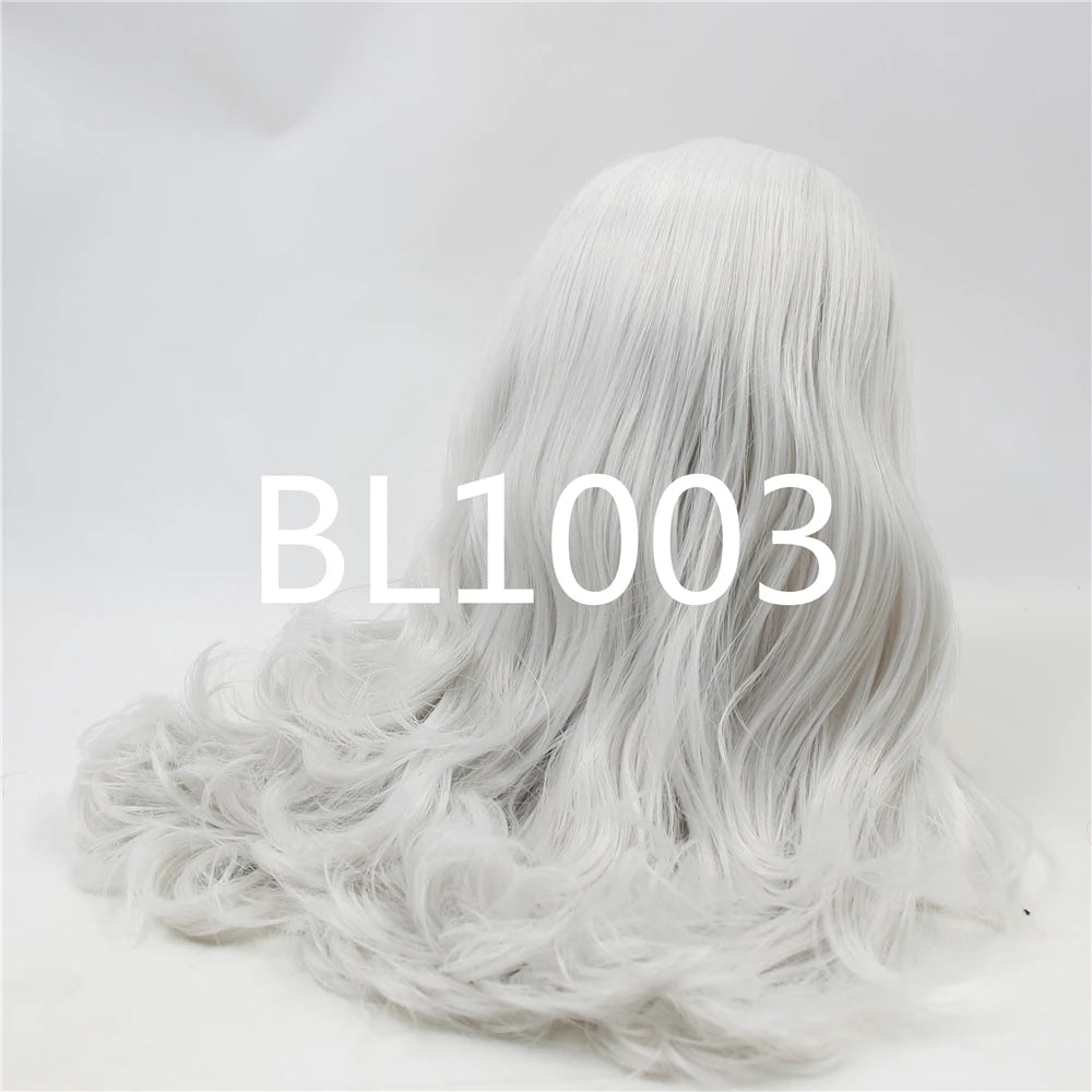 DBS blyth doll icy wig rbl scalp and dome for customized doll diy accessories anime white skin blue hair tan skin dark skin