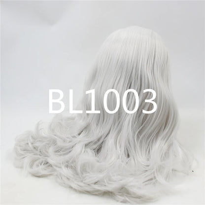 DBS blyth doll icy wig rbl scalp and dome for customized doll diy accessories anime white skin blue hair tan skin dark skin