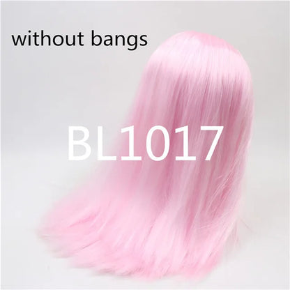 DBS blyth doll icy TOY RBL scalp dome wig hair for DIY doll custom toy blue hair grey hair pink hair anime