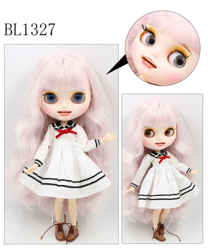 ICY DBS Blyth Doll 1/6 bjd ob24 toy joint body white skin custom doll customized face matte face 30cm toy girls gift