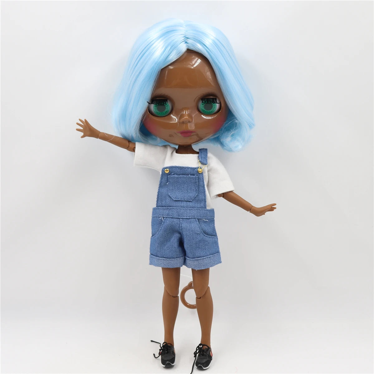 ICY DBS Blyth Doll Toy blyth doll joint body super black skin bjd 30cm doll for DIY custom doll anime girls