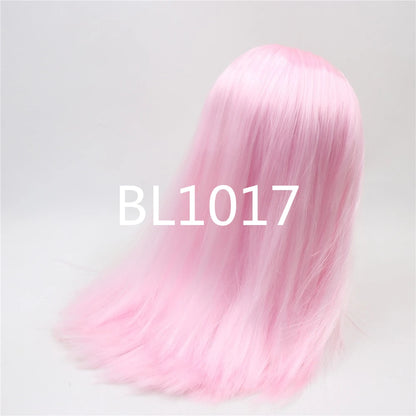 DBS blyth doll icy TOY RBL scalp dome wig hair for DIY doll custom toy blue hair grey hair pink hair anime