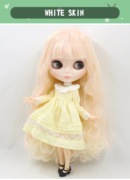 ICY DBS Blyth Doll 1/6 BJD Joint Body White Skin Tan Skin Dark Skin Matte Face Nude Doll 30cm Anime Toy Girls Gift