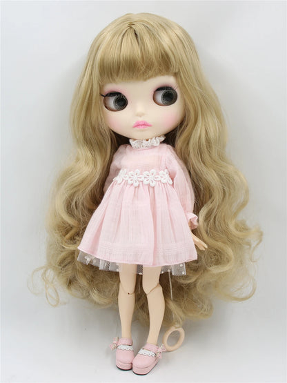 ICY DBS blyth doll 1/6 joint body white skin toy customized doll 30cm bjd random eyes colors anime toy girls gift