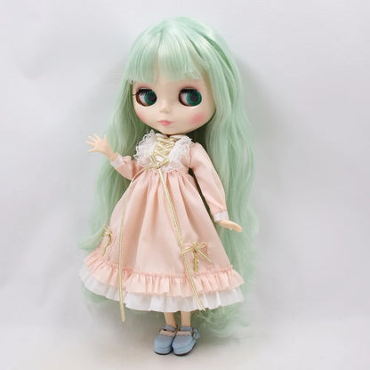 ICY DBS Blyth Doll 1/6 bjd 30cm toy joint body white skin shiny face nude doll