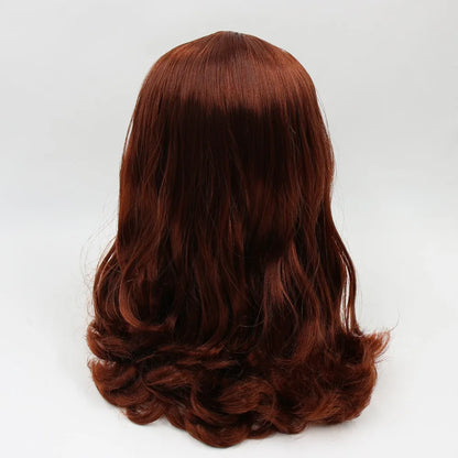 DBS blyth doll icy wig only rbl scalp and dome wavy hair DIY doll accessory