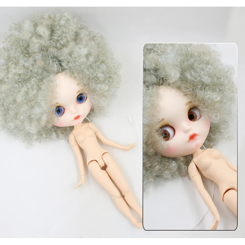 ICY DBS Blyth Doll 1/6 30cm toy bjd joint body matte face nude doll white skin random eyes colors anime girls