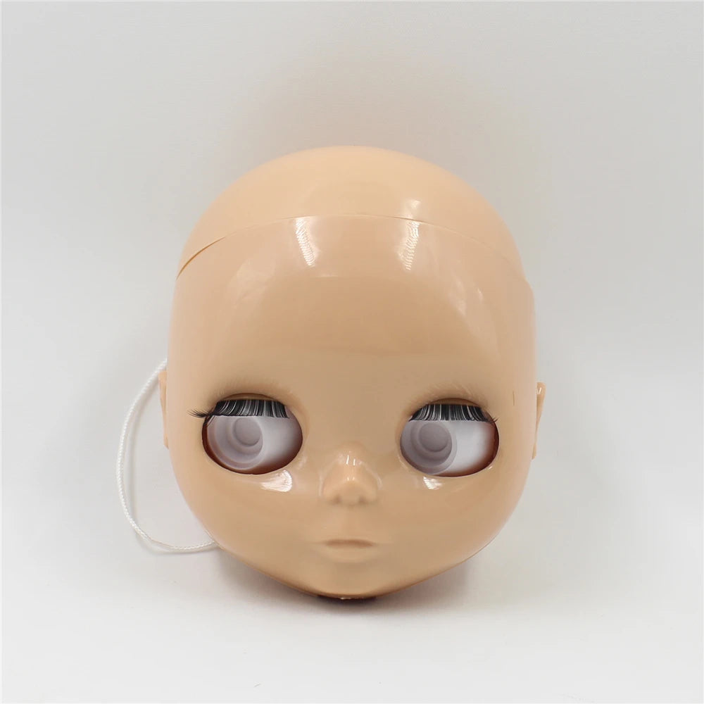 DBS blyth doll bald head without hair for custom face DIY doll, the scalp is loose, it is not assembled