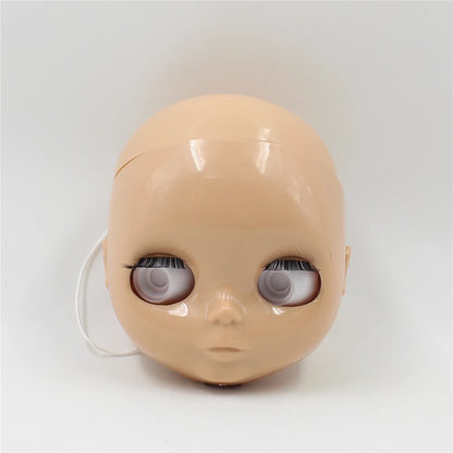 DBS blyth doll bald head without hair for custom face DIY doll, the scalp is loose, it is not assembled