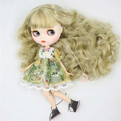 ICY DBS Blyth Doll 1/6 BJD White Skin Joint Body Matte Face With Clothes Shoes Toy Doll 30cm Girls Gift Anime