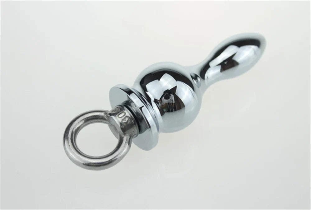 MwOiiOwM Metal Anal Beads Butt Stimulation Prostate Massager Stainless Steel Anus Plug Erotic Sex Toy for Women Men