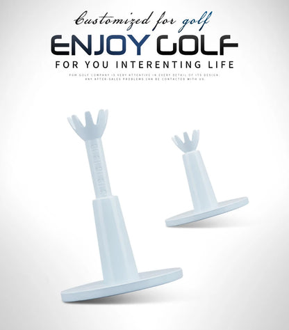 2 pcs Golf Tee AdjustaBle Soft Golf Ball Holder Anti-flying Self Standing Sport QT019