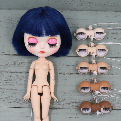 DBS sleepy eyes for Blyth Doll icy painted eyelid eyes without eyechips