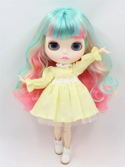 ICY DBS blyth doll 1/6 joint body white skin toy customized doll 30cm bjd random eyes colors anime toy girls gift