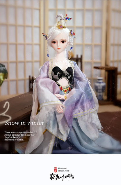 DBS 1/3 BJD toy Dream Fairy Season Series mechanical joint Body hand-painted makeup high quality 60cm collection doll sd