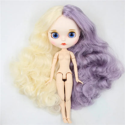 ICY DBS Blyth Doll 1/6 30cm toy bjd joint body matte face nude doll white skin random eyes colors anime girls