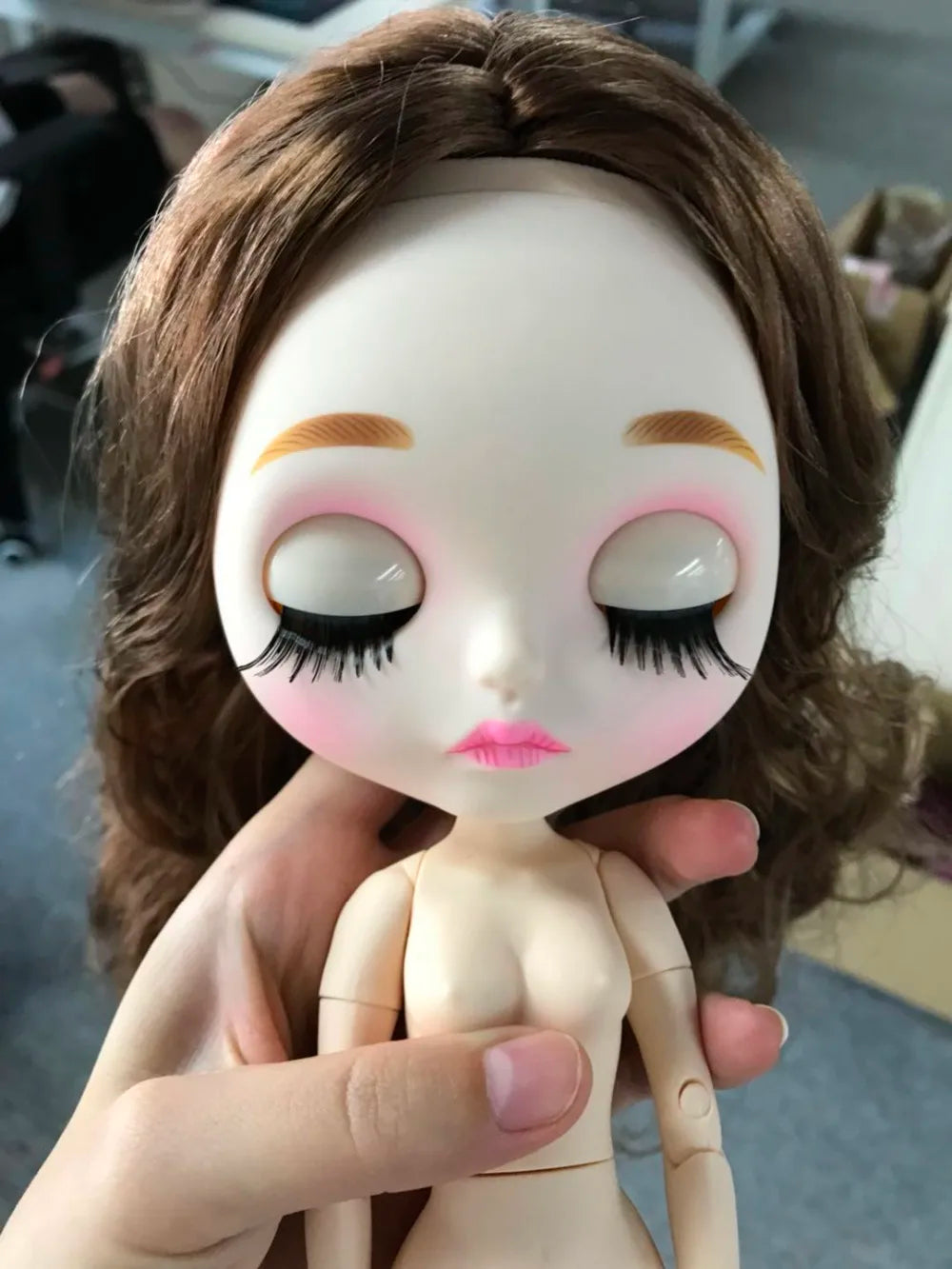 DBS Blyth doll icy toy Faceplate backplate and screws for DIY custom doll