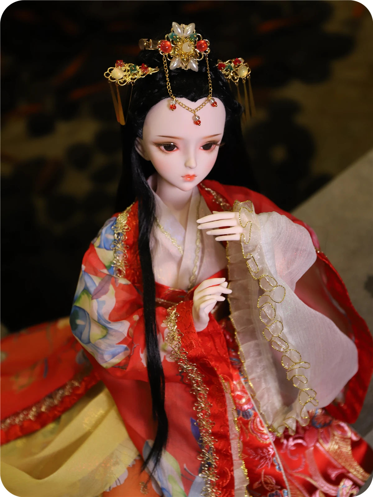 DBS 1/3 BJD Dream Fairy Doll  toy mechanical joint Body chinese style Collection doll including suit shoes makeup 60cm SD