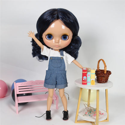 ICY DBS Blyth doll 1/6 bjd matte face shiny face joint body white skin tan skin dark skin 30cm toy girls gift