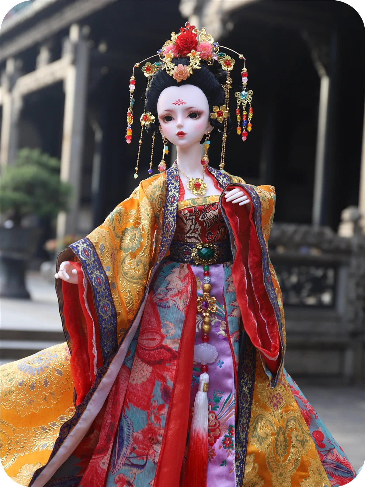 DBS 1/3 BJD Dream Fairy Doll  toy mechanical joint Body chinese style Collection doll including suit shoes makeup 60cm SD