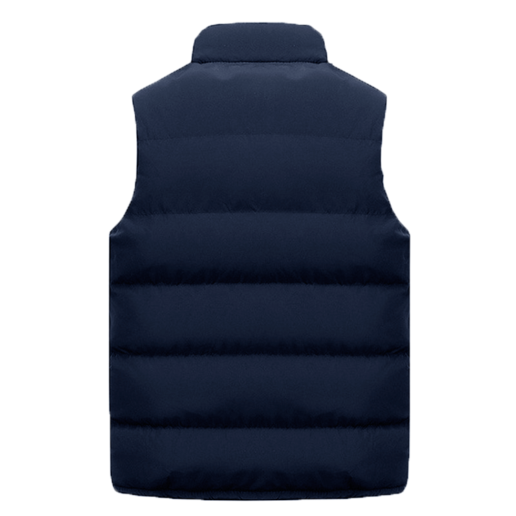Men's Warm Zip-Up Padded Vest