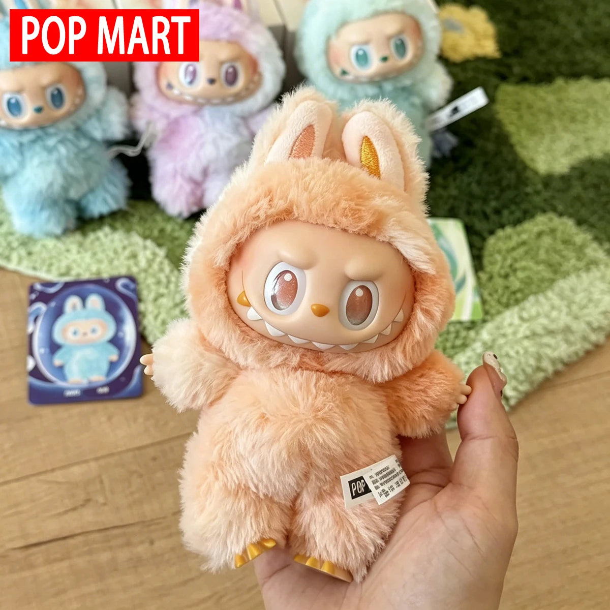 Labubu Doll - 100% Genuine, Macaron Color, It's the Perfect Gift for Children, Family and Friends.