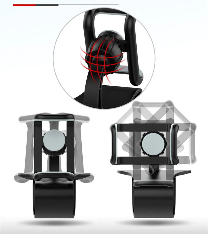 360 Rotatable Car Phone Holder Universal Cell Phone Stands Car Rack Dashboard Support for Auto Grip Mobile Phone Fixed Bracket