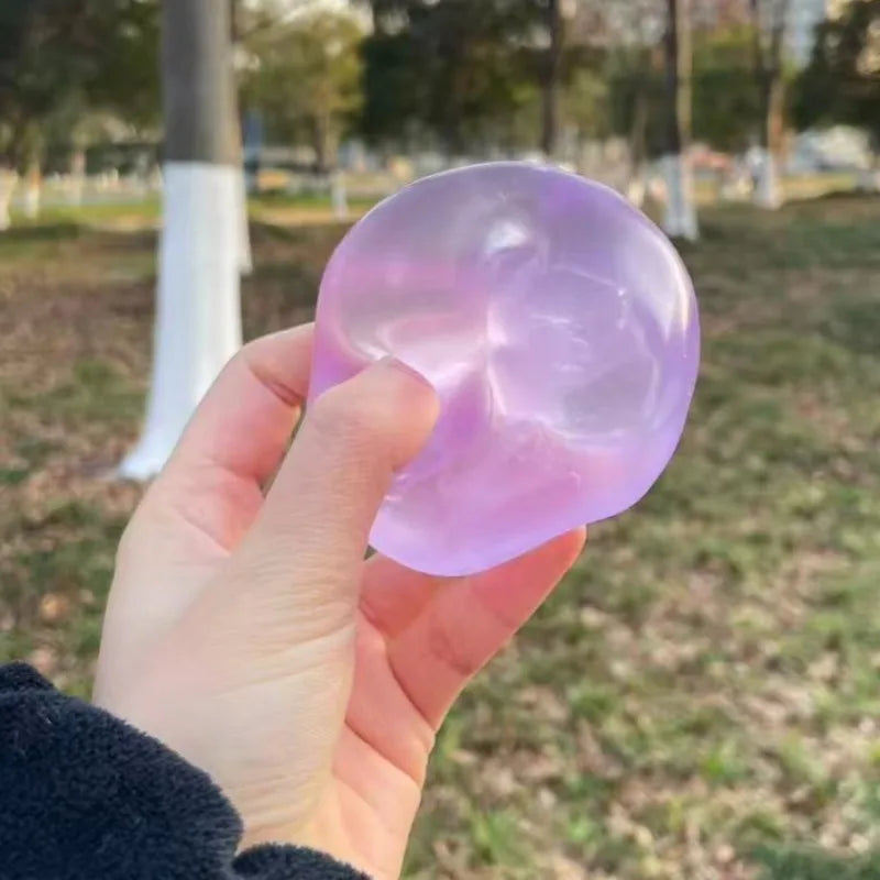 Squishy Plasticity Mochi Fidget Toys Transparency Coconut Oil Maltose Squeeze Toy Funny Anti-stress Sensory Toy for Adults Gifts