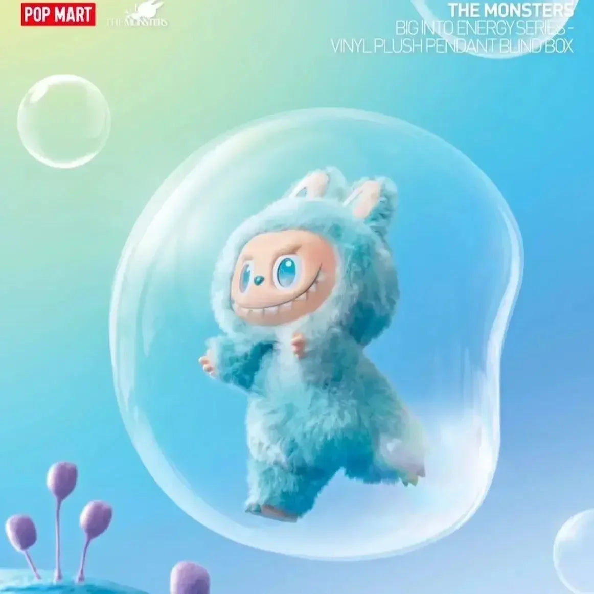 POP MART LABUBU THE MONSTERS 3.0 Big into Energy Blind Box Dynamic Vinyl Plush Guess Bag Playful Mystery Treasure Gift