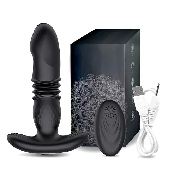 App-Controlled Telescopic Anal Massager