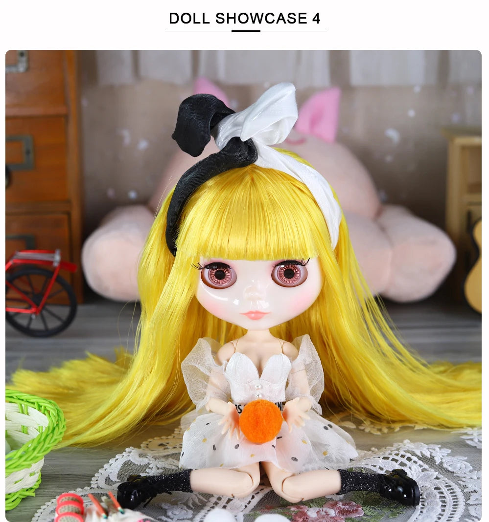 ICY DBS Blyth Doll 1/6 BJD Toy  Joint Body Set for Special Sale Random Eyes 30cm Anime Girl Gift