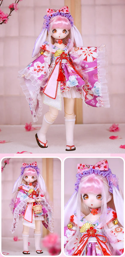 ICY DBS 1/4 BJD Dream Fairy Doll ANIME TOY Mechanical Joint Body Collection Doll  Official Makeup 40cm SD