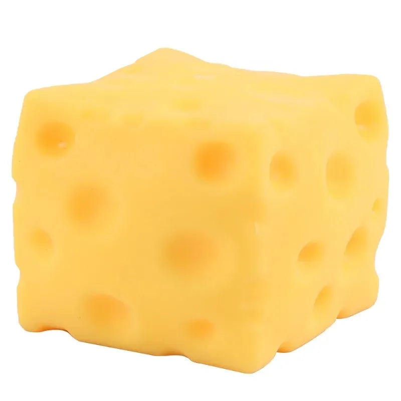 Squishy Square Cheese Squeeze Toys Slow Rebound Push Stress Relief Sensory Toy Soft Butter Cheese Fidget Toy Christmas Present