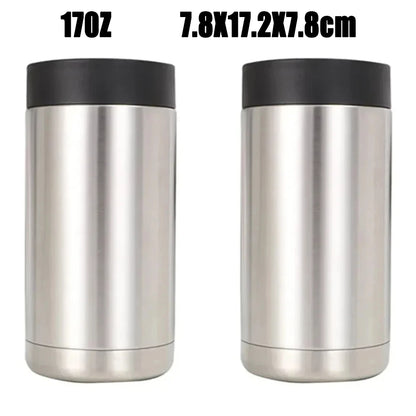Stainless Steel Wine Bottle Refrigerator Can Double Wall Vacuum Insulated Beer Bottle Cooler Coke Refrigerator Can Bar Accessori